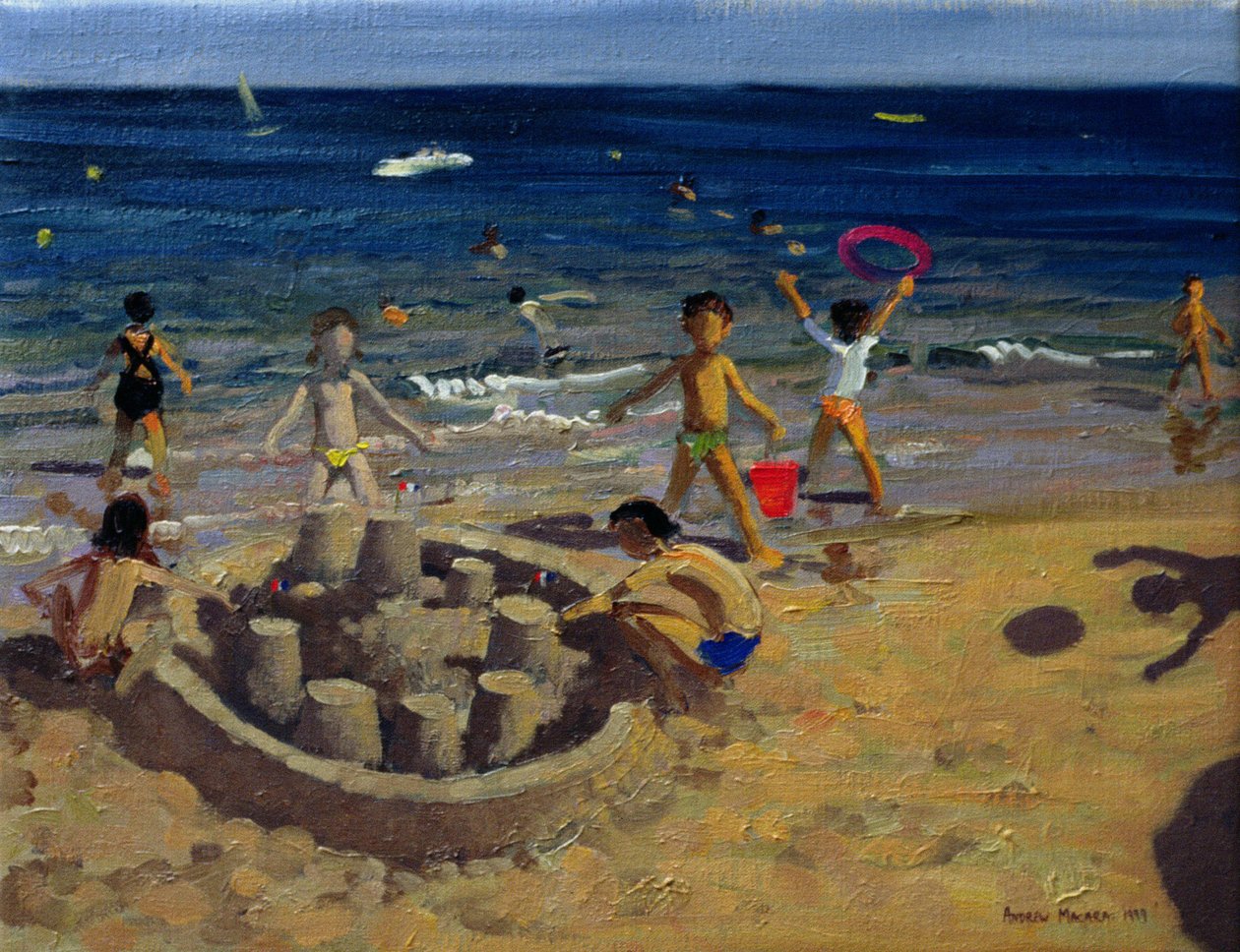 Zamek z piasku, Francja, 1999 autorstwa Andrew Macara