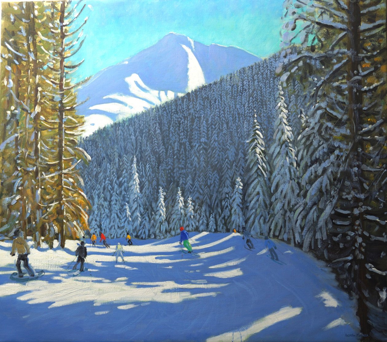 Narciarstwo, Beauregard La Clusaz, 2012 autorstwa Andrew Macara