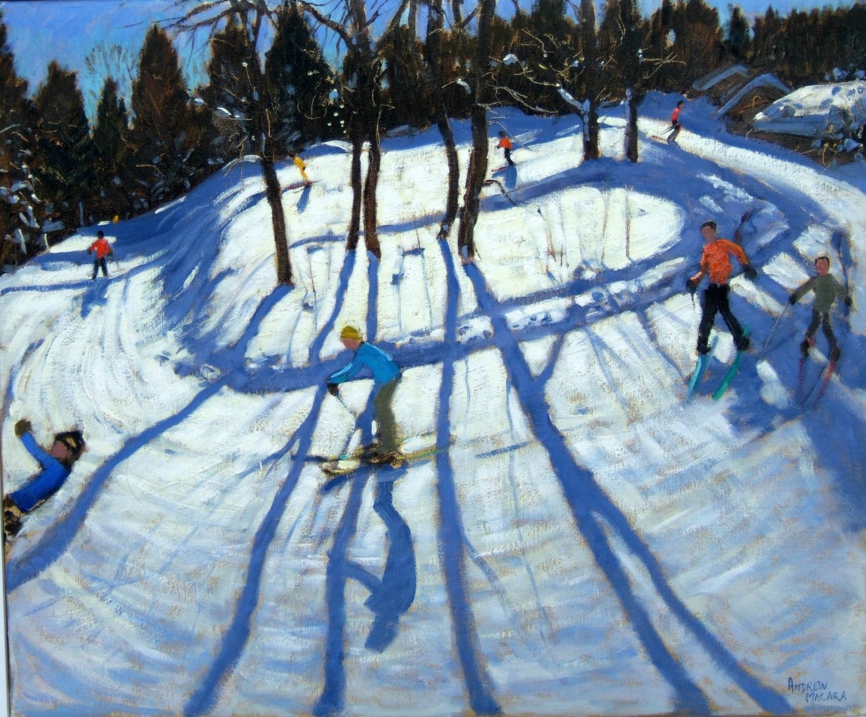 Szlak wijący się, Morzine autorstwa Andrew Macara