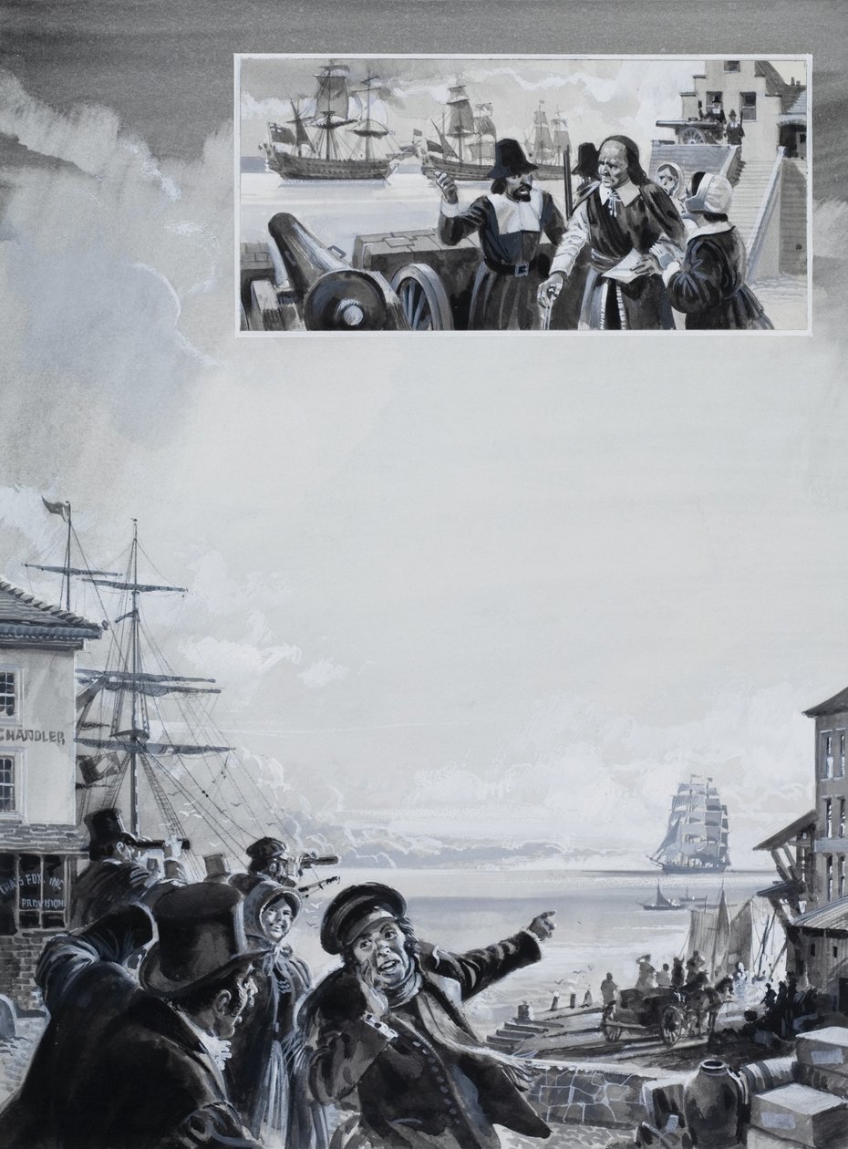 Scena w porcie autorstwa Andrew Howat
