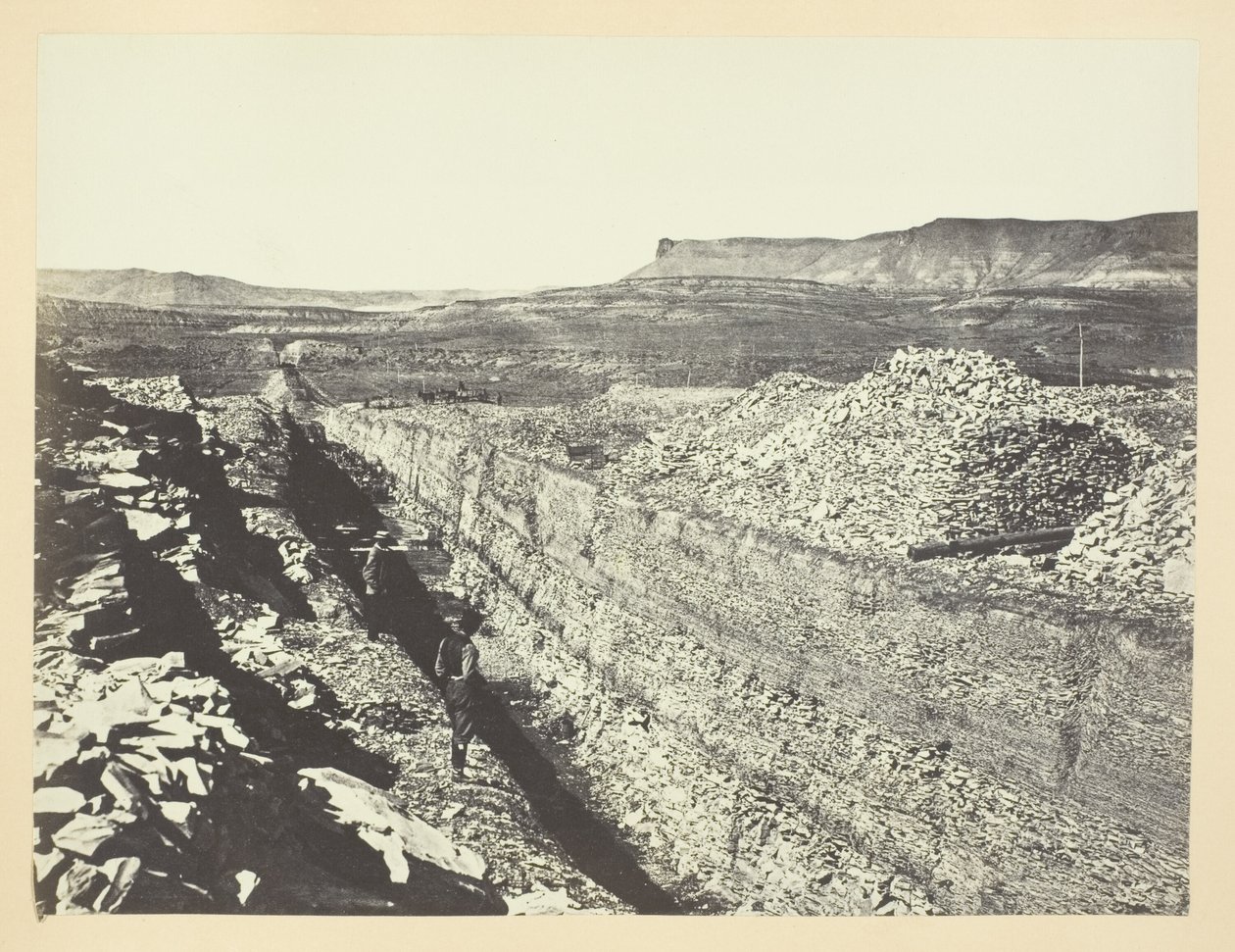 Burning Rock Cut, Green River Valley autorstwa Andrew Joseph Russell