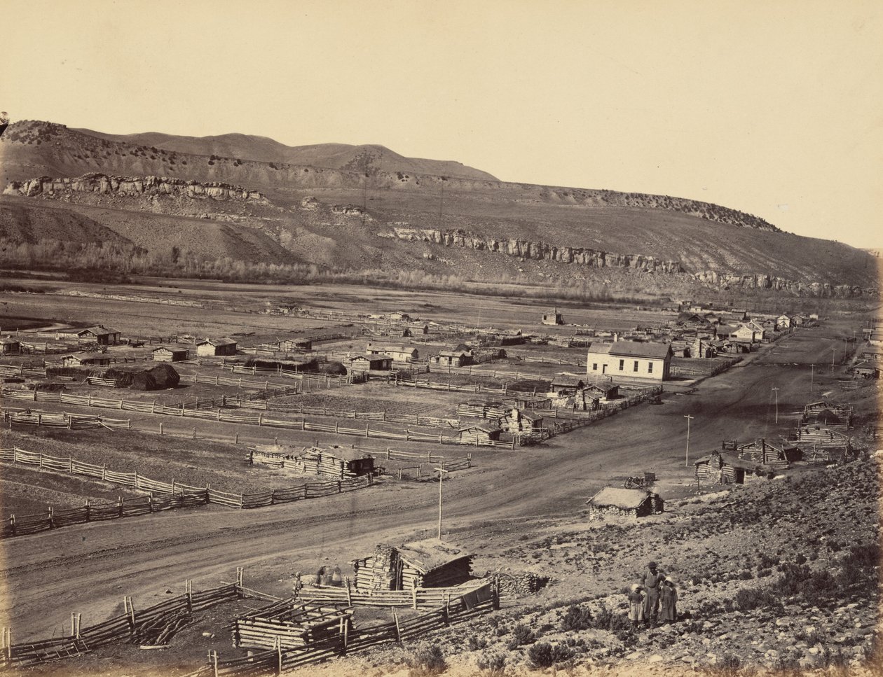 Płyta 36. Coalville, dolina Weber, 1869 r. (zdjęcie) autorstwa Andrew Joseph Russell