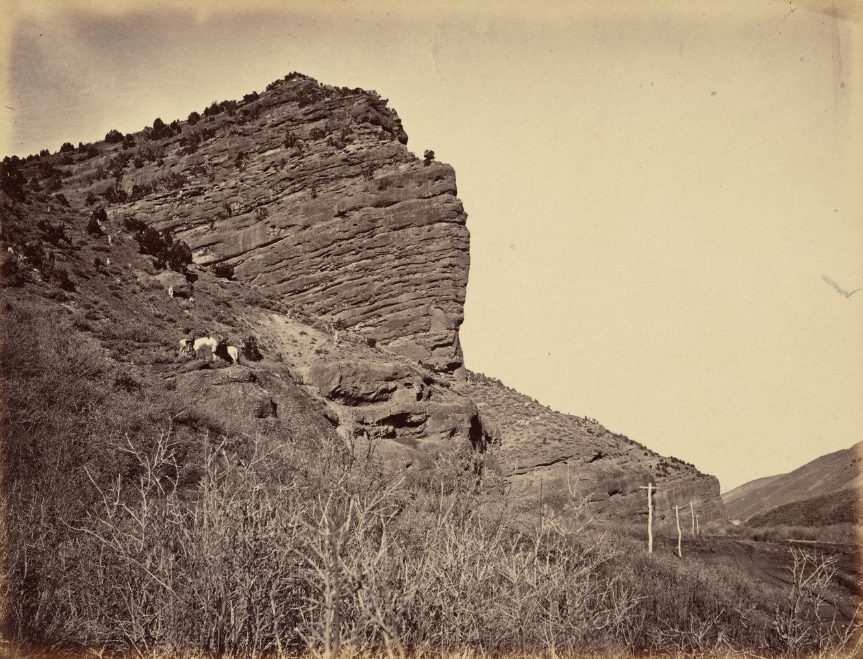 Płyta 38. Rock Great Eastern, 1869 (zdjęcie) autorstwa Andrew Joseph Russell