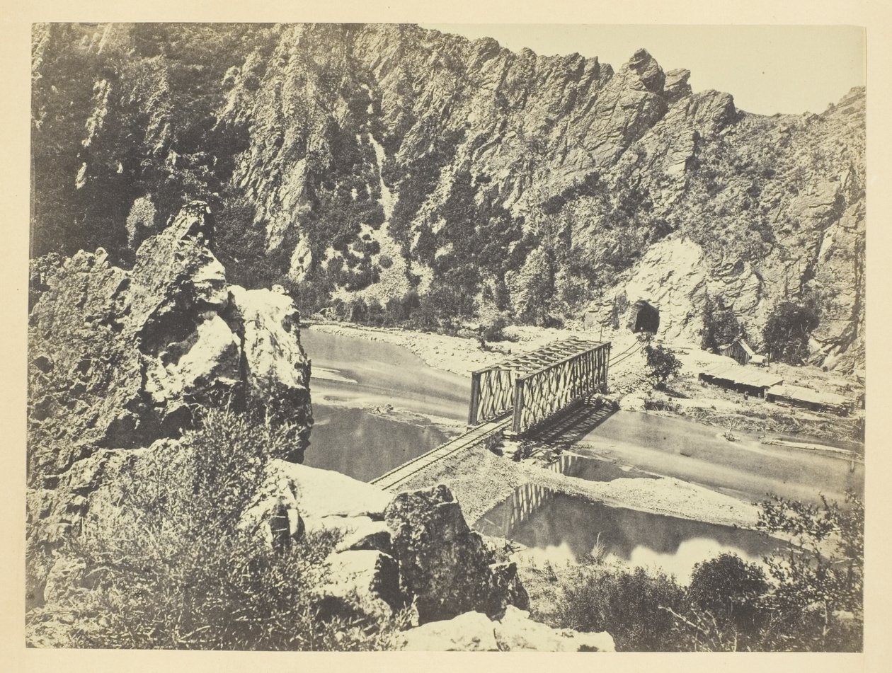 Tunel nr 3, Weber Canon, Utah autorstwa Andrew Joseph Russell