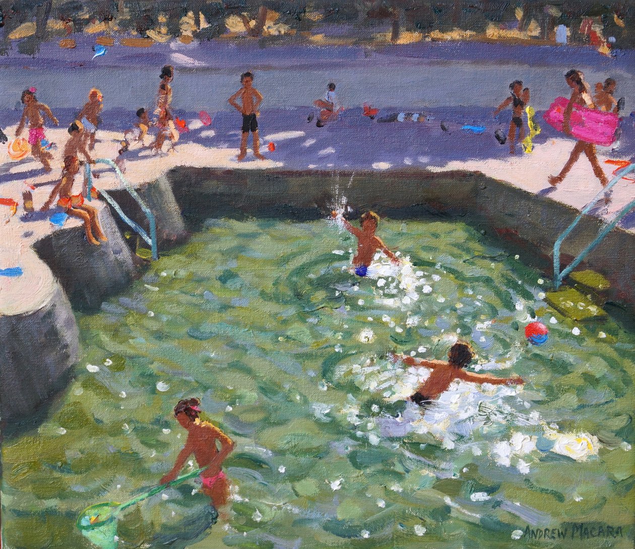Basen dla dzieci, Vrsar, Chorwacja, 2017, autorstwa Andrew Macara