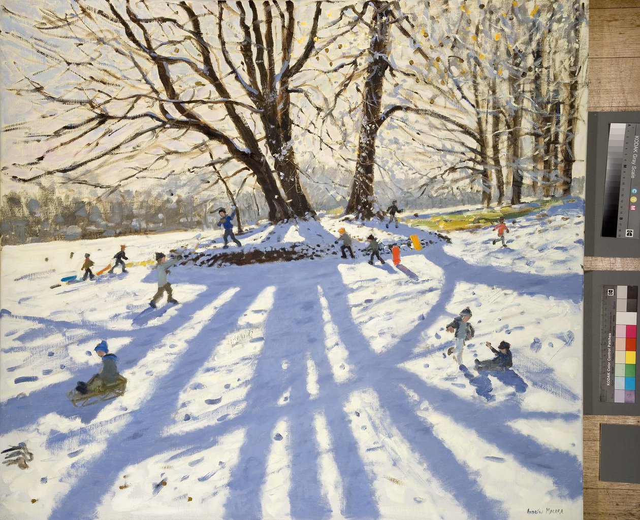 Lomberdale Hall, Derbyshire autorstwa Andrew Macara
