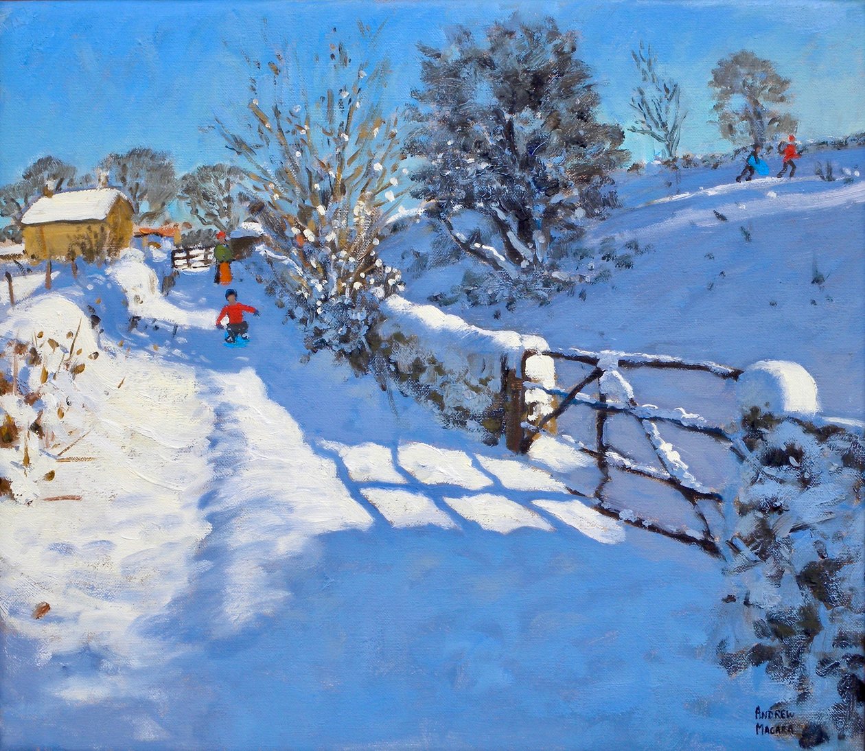 Brama, Wash Lane, Wirksworth, Derbyshire, 2011, autorstwa Andrew Macara