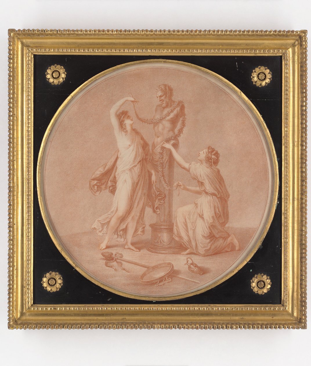 A Sacrifice to Pan, grafika wykonana przez Williama Wynne Rylanda, 1776 autorstwa Angelica Kauffmann