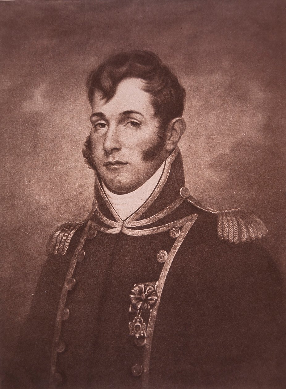 Oliver Hazard Perry (lito) autorstwa Thomas Kelly