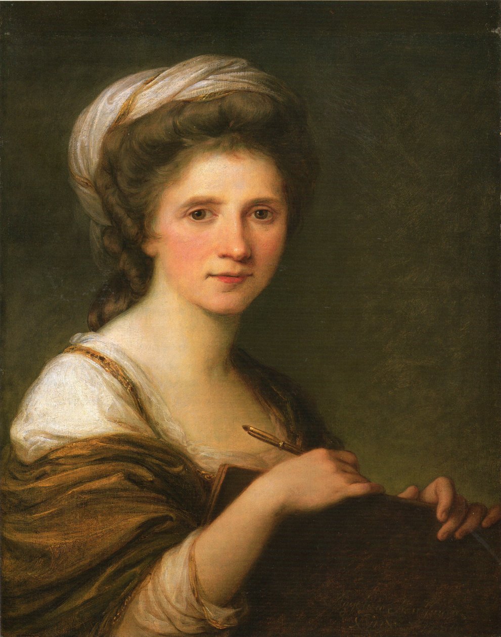 Niemiecki: Selbstbildnis Autoportret autorstwa Angelica Kauffmann