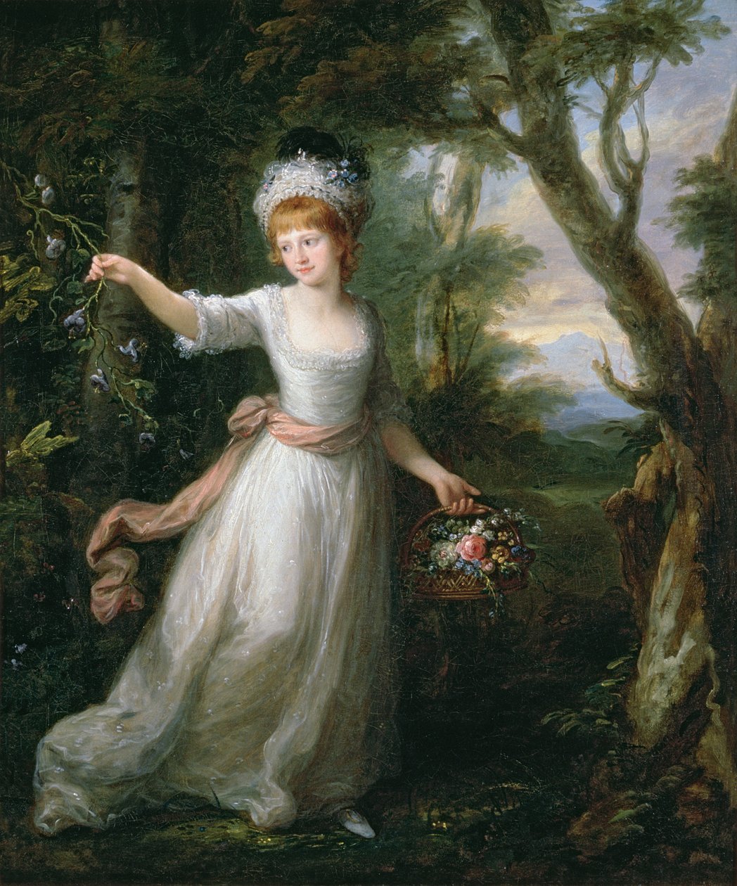 Portret Henrietty Laury Pulteney (1766-1808) autorstwa Angelica Kauffmann
