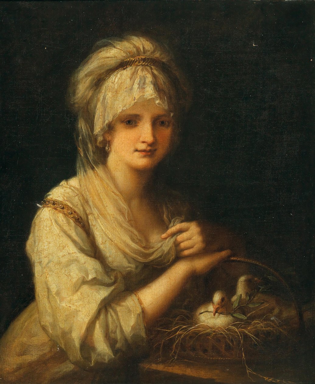 Alegoria pokoju małżeńskiego, lata 70. XVIII wieku. autorstwa Angelica Kauffmann