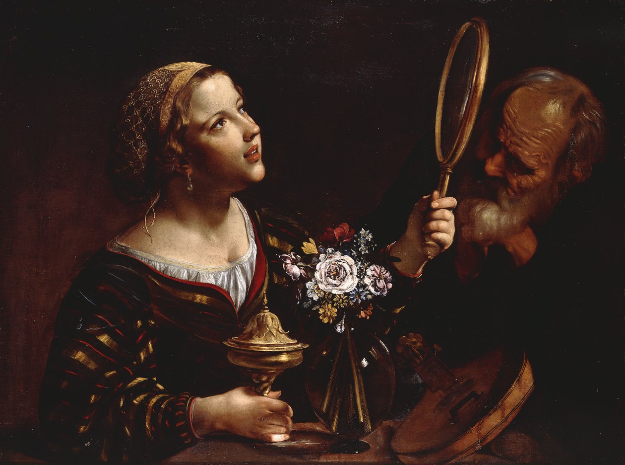 Alegoria zmysłów, autorstwa Angelo Caroselli