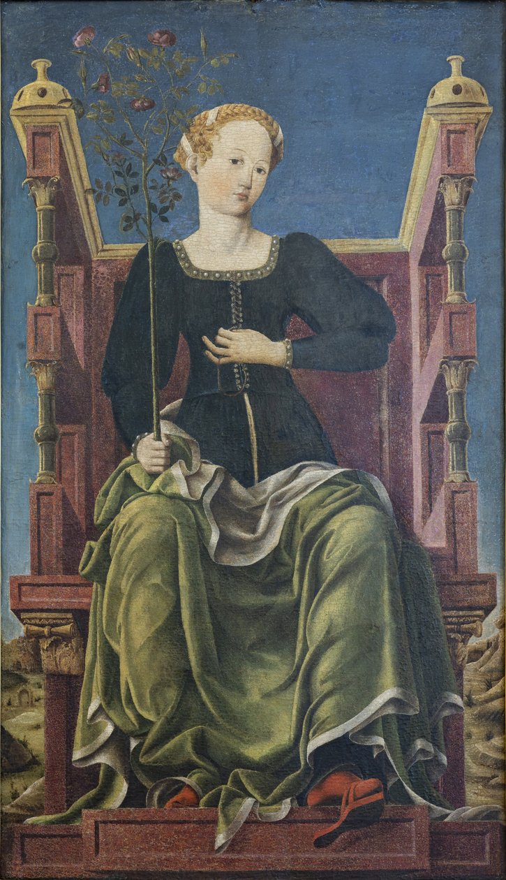 Muse Erato, ok. 1455. autorstwa Angelo Maccagnino