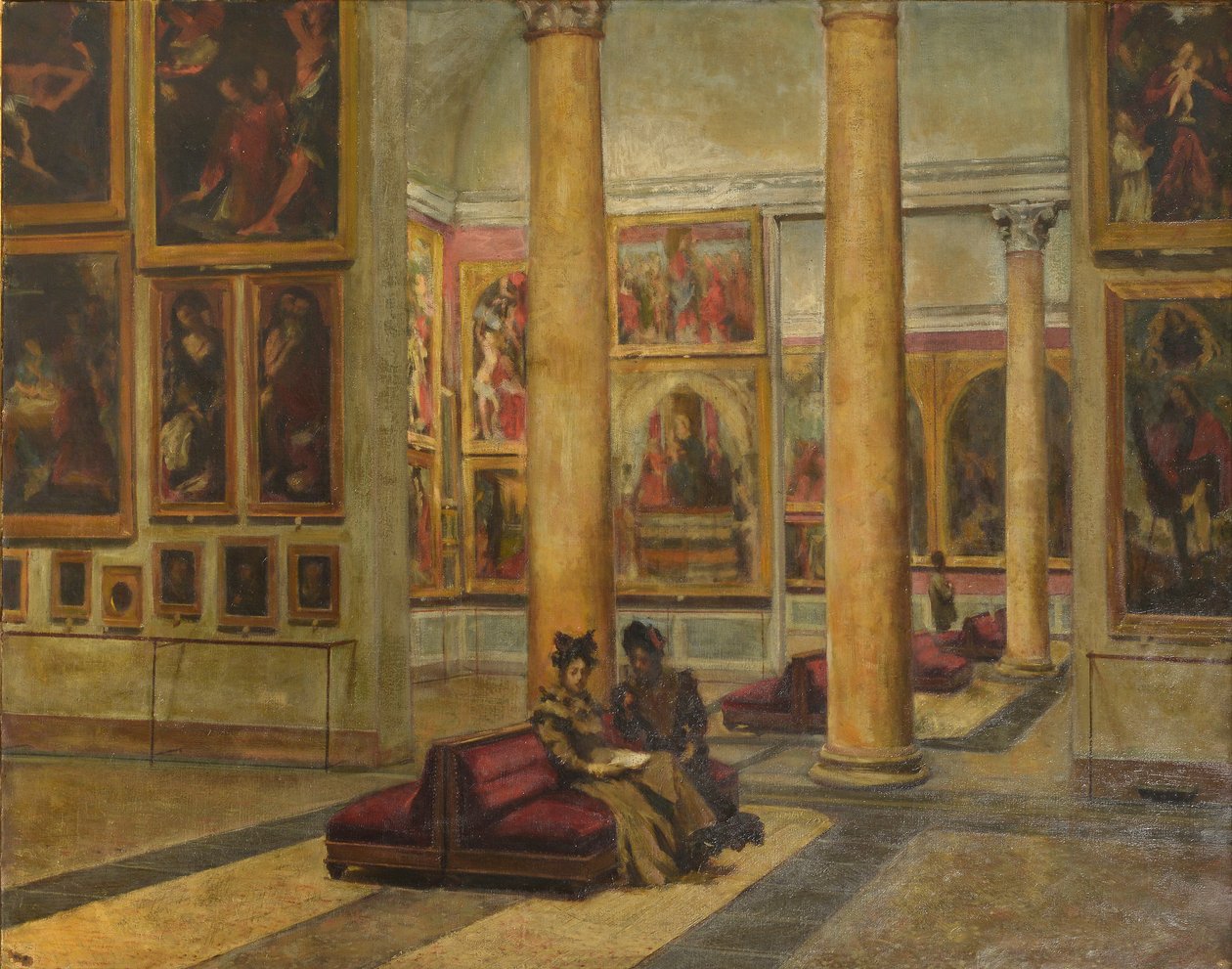 Wnętrze Pinacoteca di Brera autorstwa Angelo Ripamonti