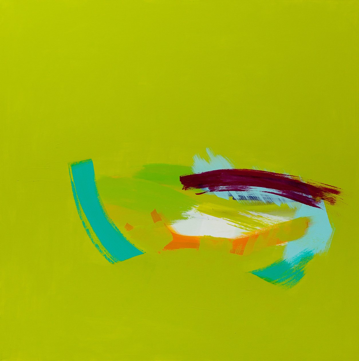 Port: St. Ives, 2013, akryl na płótnie autorstwa Angie Kenber
