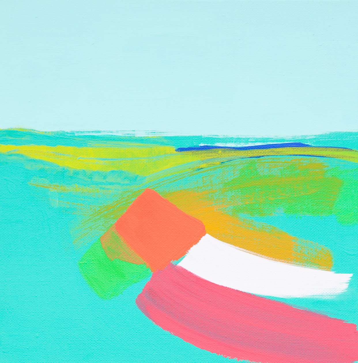 Mgła nad krajobrazem II, 2014 autorstwa Angie Kenber