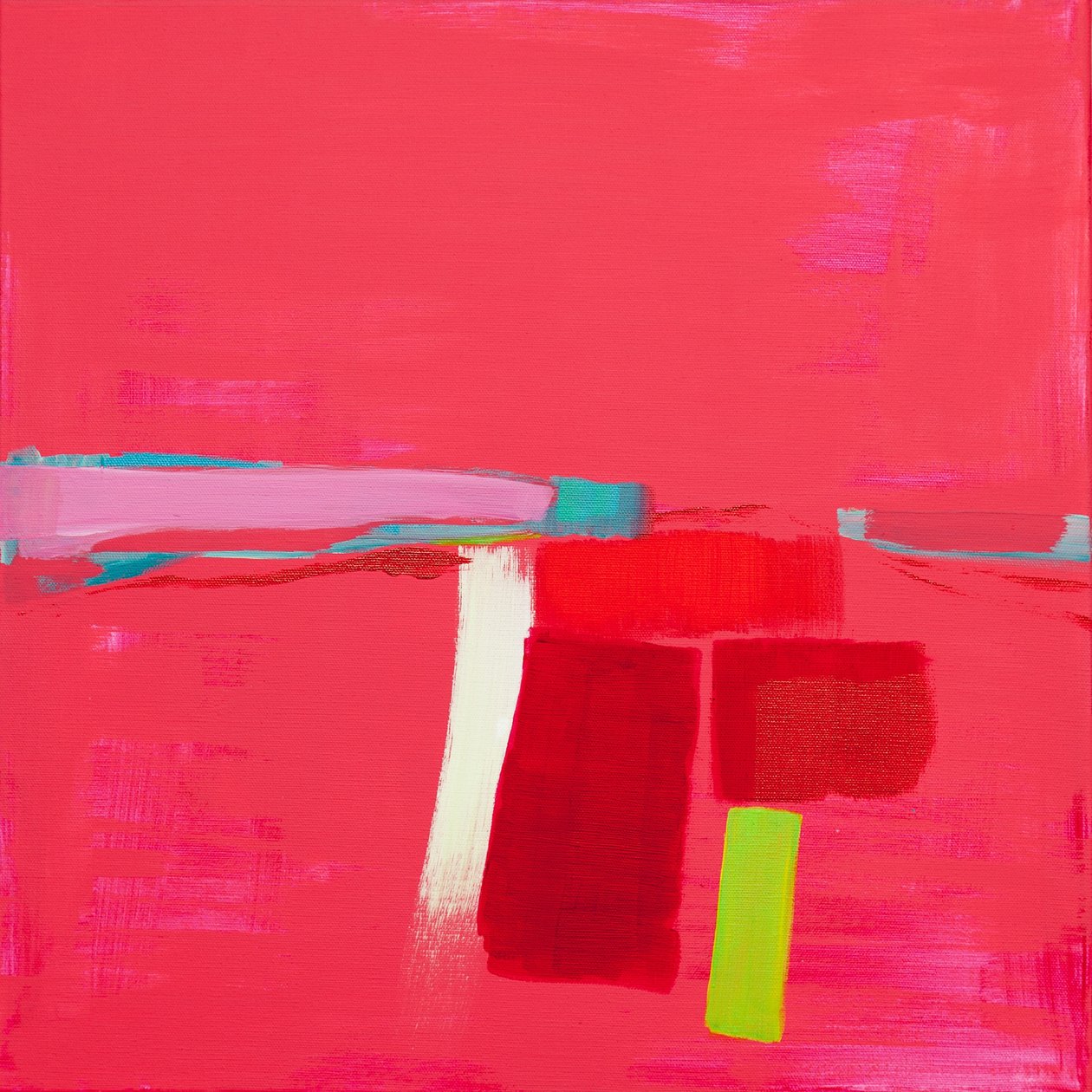 Różowy pejzaż, 2014 autorstwa Angie Kenber