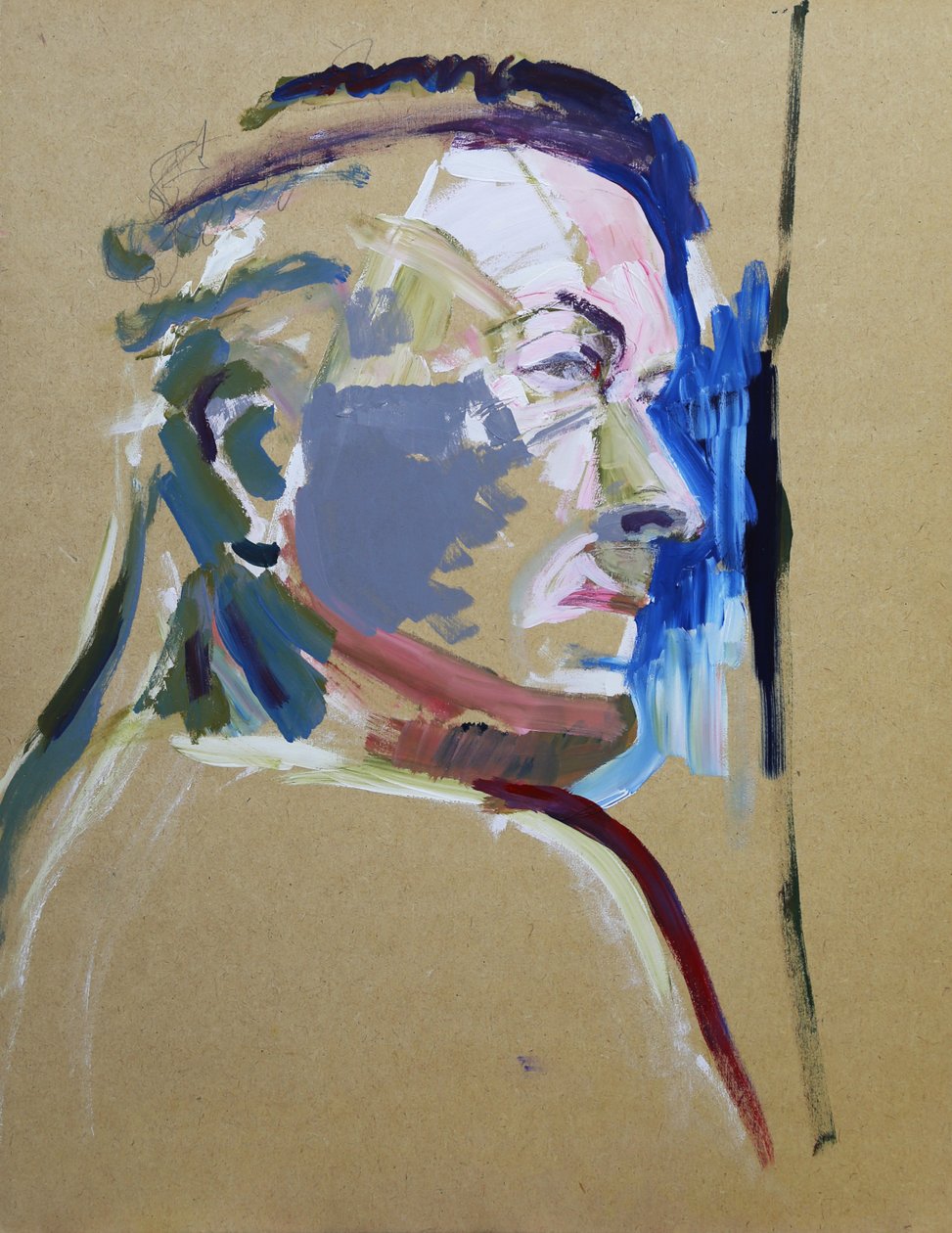 Portret w kolorze, 2019 autorstwa Angie Kenber
