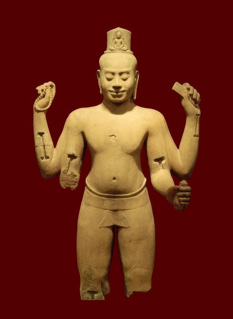 Bodhisattwa Lokesvara / Khmer Art autorstwa Angkor Thom