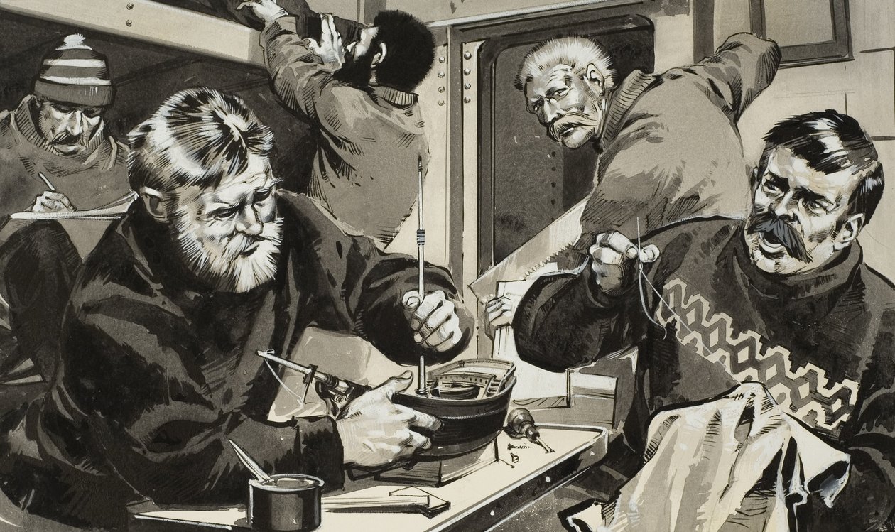 Keeping Yourself Busy (gwasz na papierze) autorstwa Angus McBride