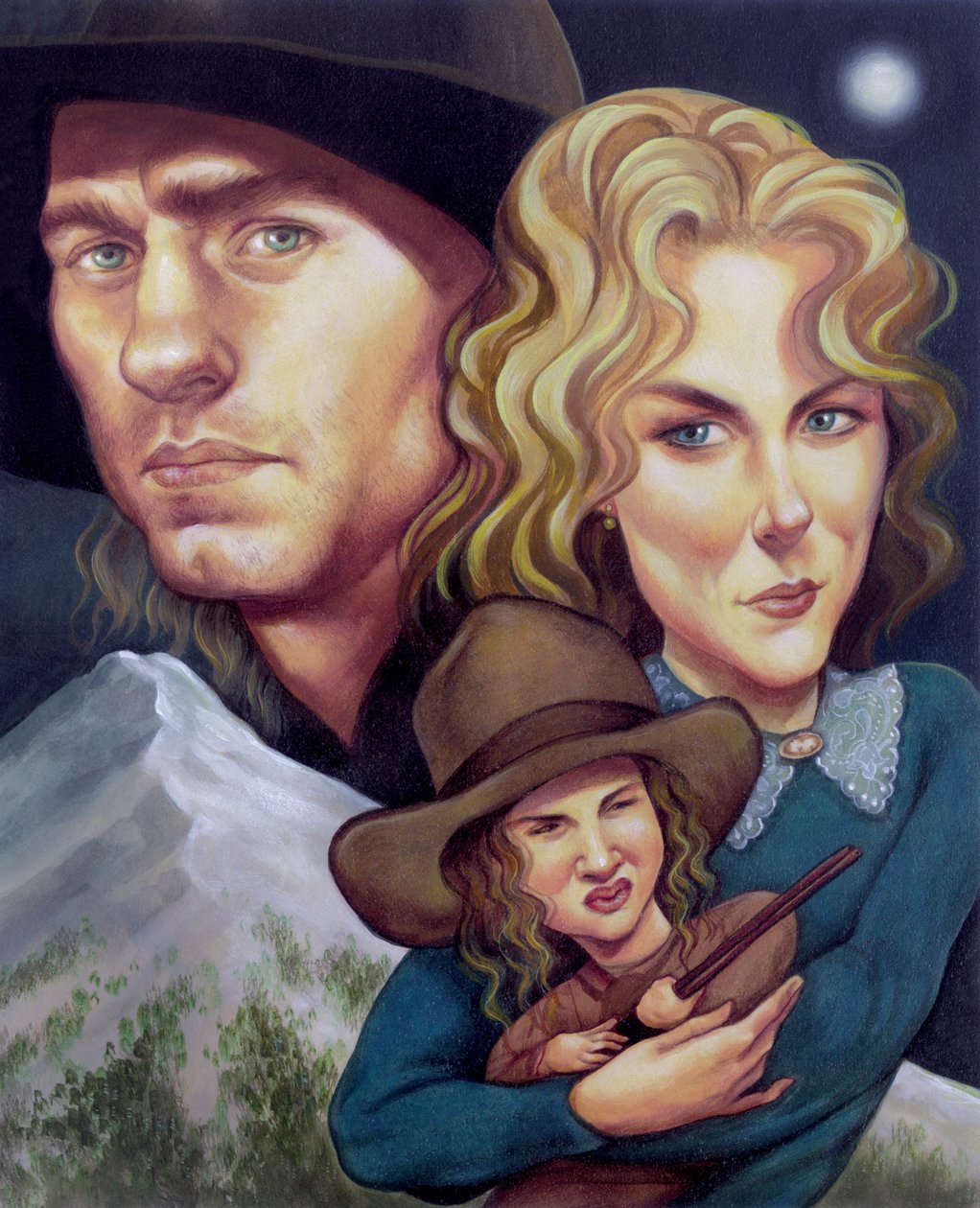 Cold Mountain, 2003 (akryl na płycie ilustracyjnej) autorstwa Anita Kunz