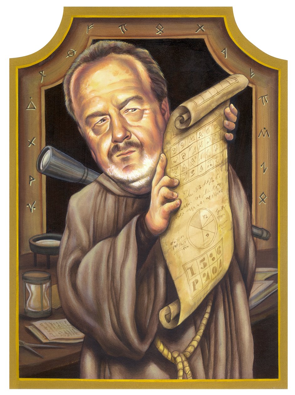 Ridley Scott, 2002 (akryl na płycie ilustracyjnej) autorstwa Anita Kunz