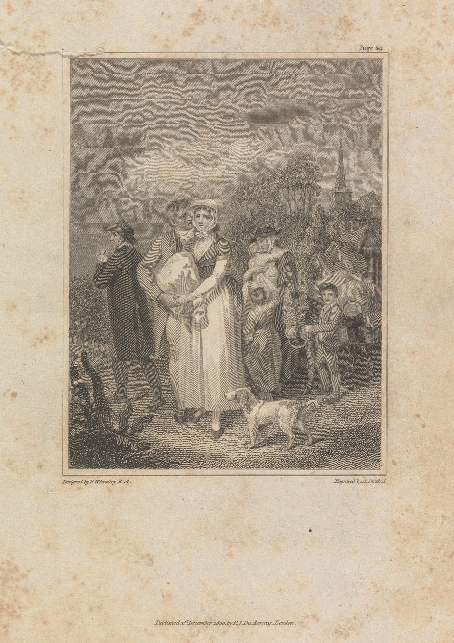 „Opuszczona wioska” Goldsmitha autorstwa Anker Smith