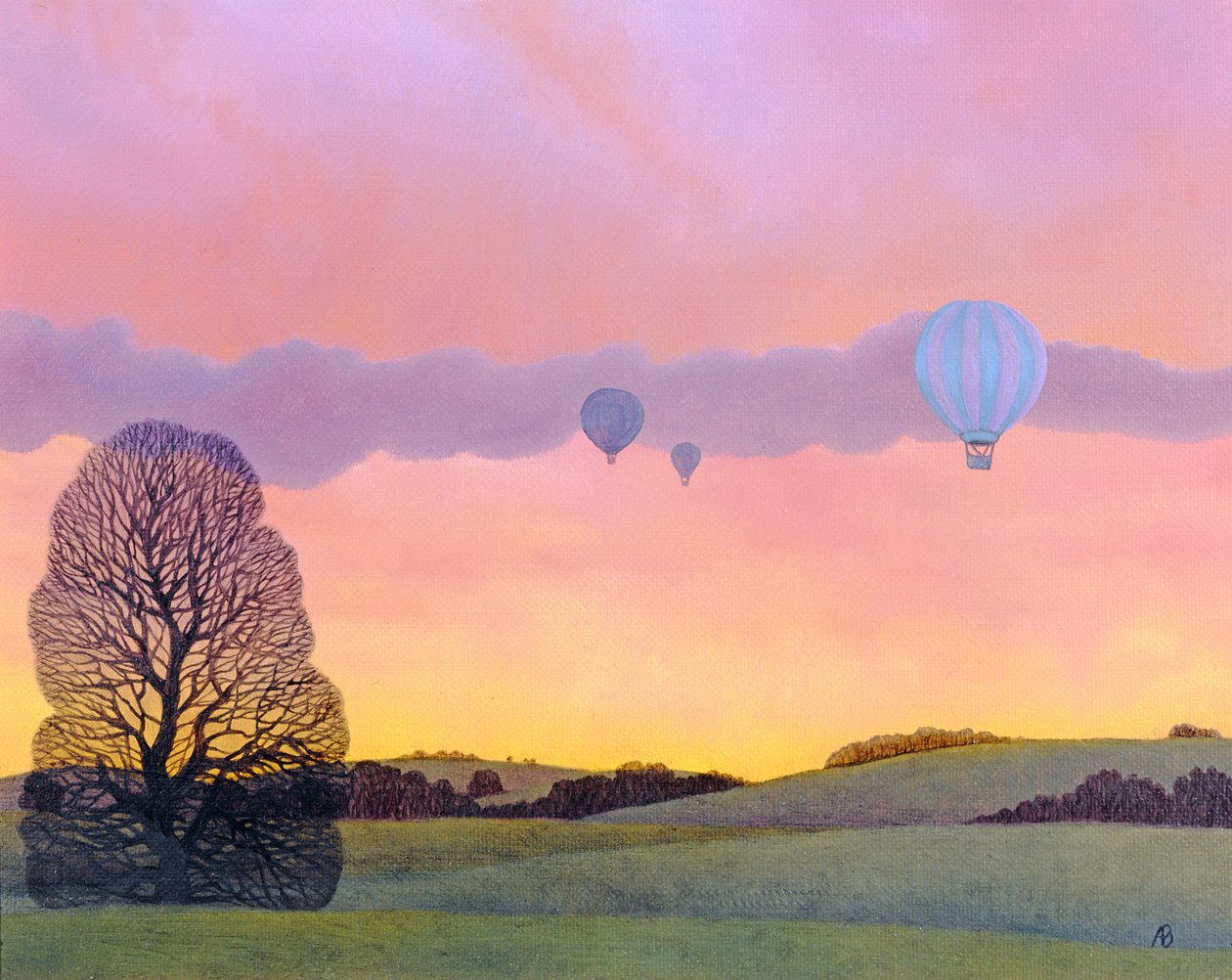 Wyścig balonowy, 2004 autorstwa Anna Phillips