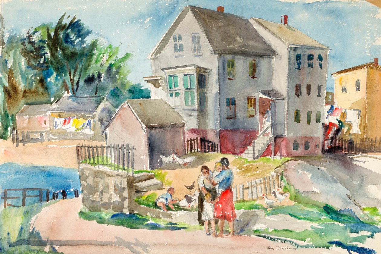 Krajobraz, ca. 1943. autorstwa Ann Brockman