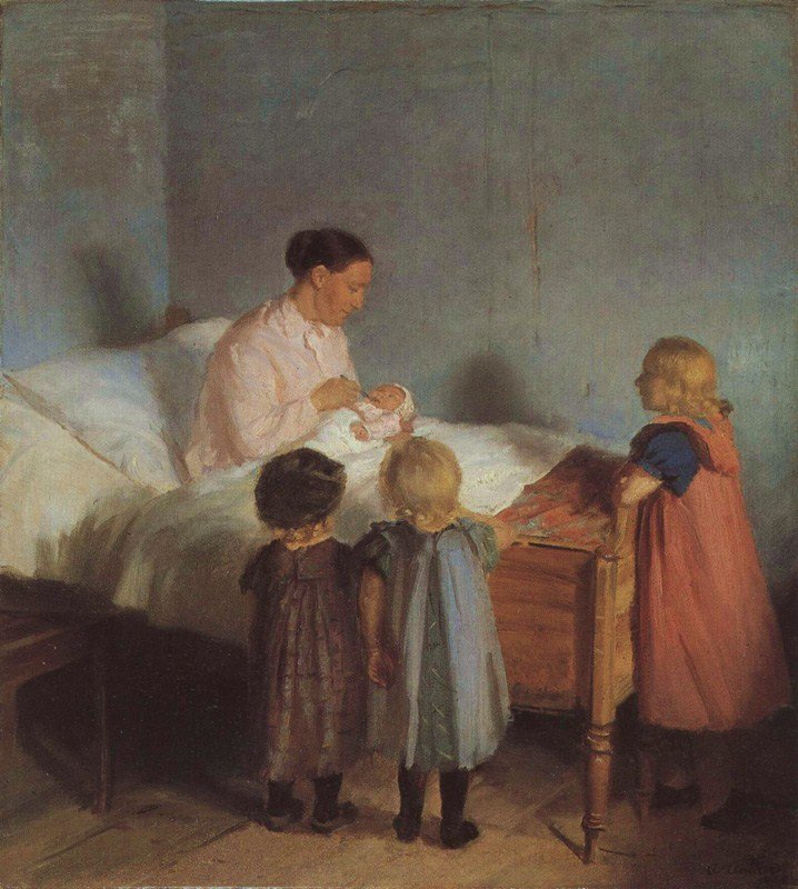 Młodszy brat autorstwa Anna Ancher