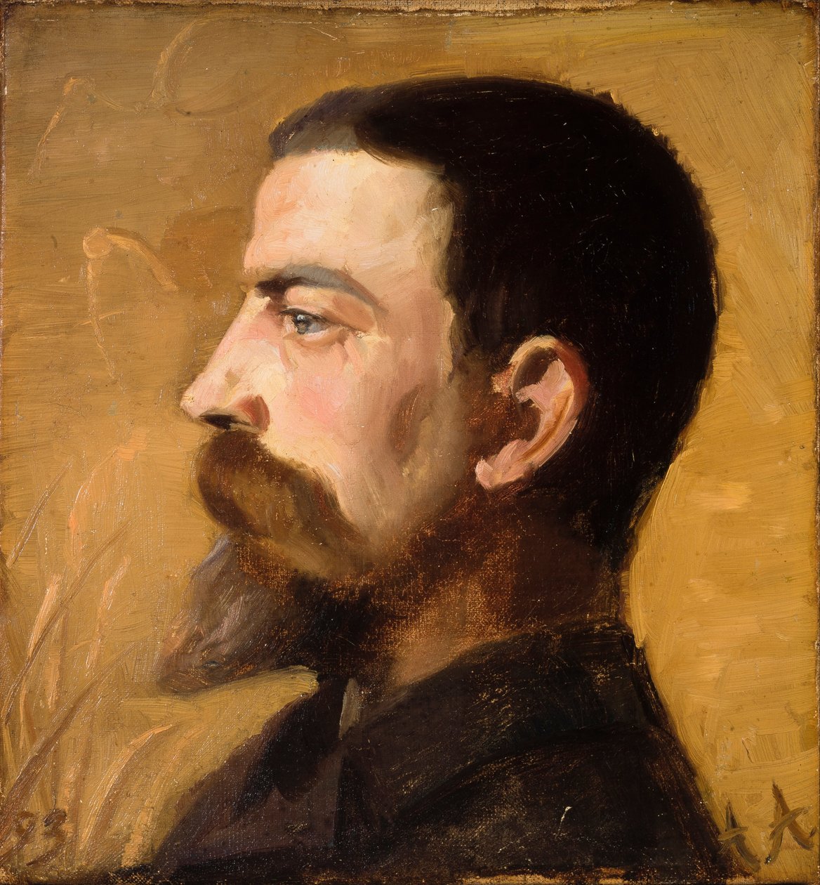 Waldemar Schønheyder Møller autorstwa Anna Ancher