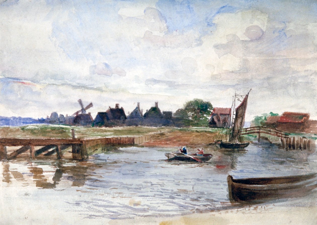 „Scena rzeczna”, 1864-1930. autorstwa Anna Lea Merritt
