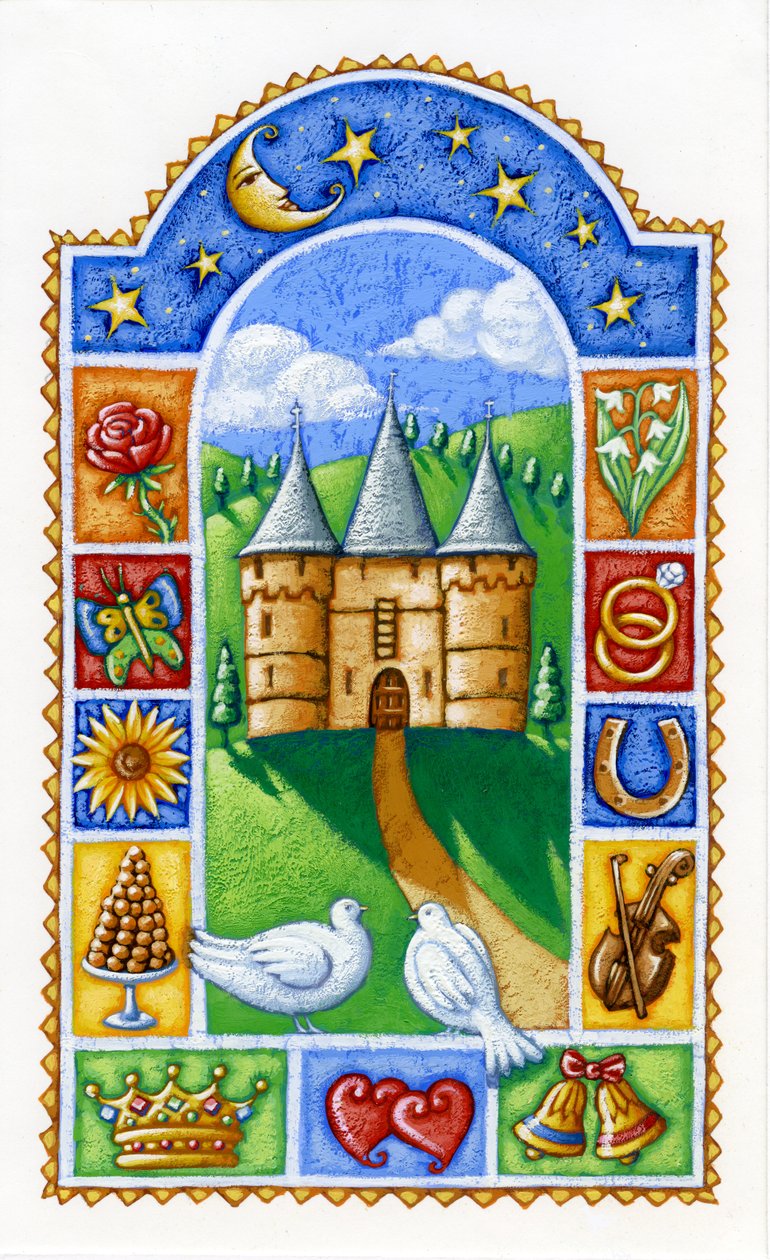 Chateau, 2016 (gwasz) autorstwa Annalisa Morrocco