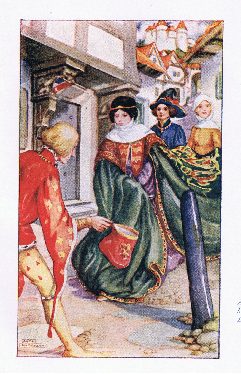 Aureliusz pospieszył do Dorigen autorstwa Anne Anderson