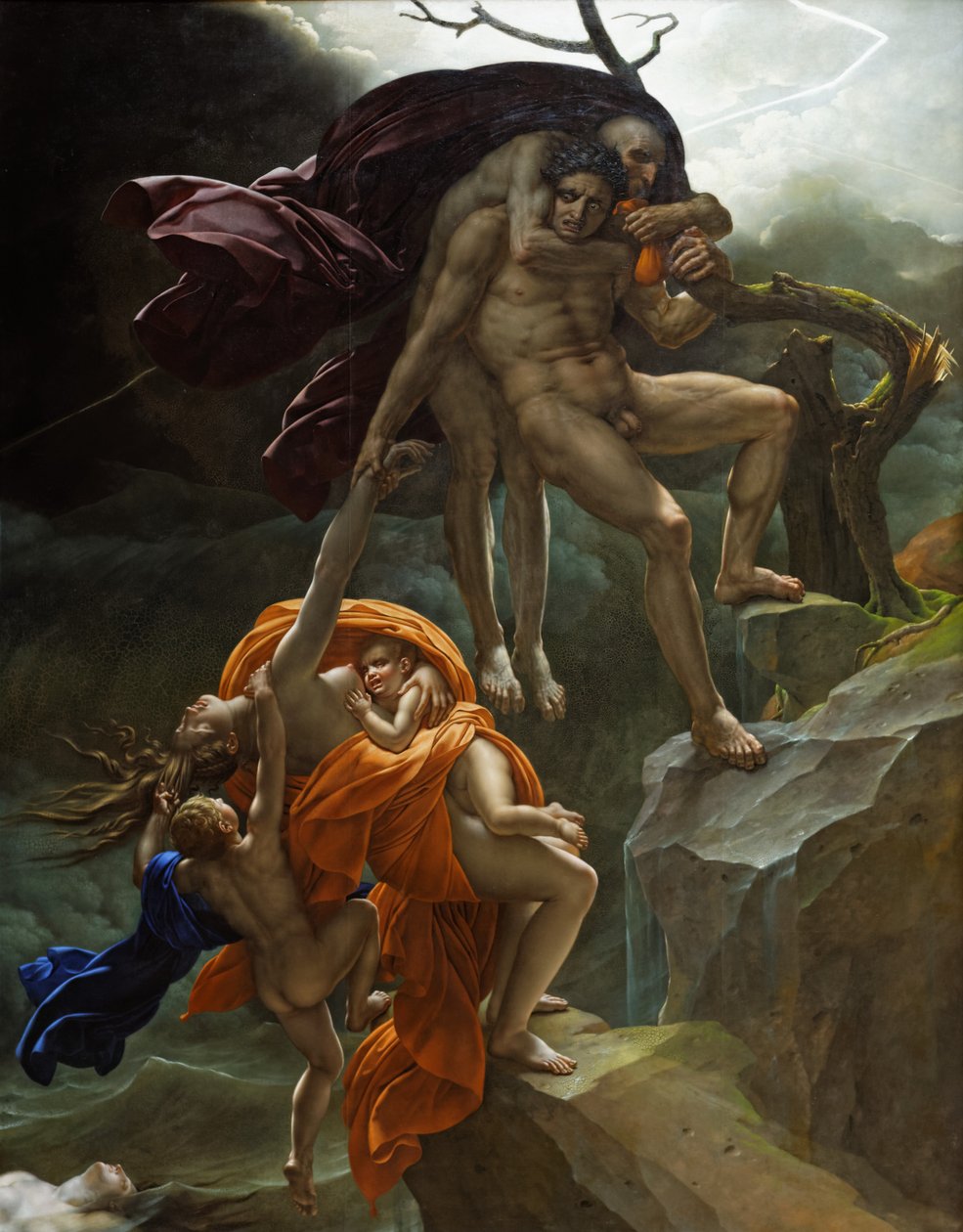 Scena potopu autorstwa Anne Louis Girodet de Roussy Trioson
