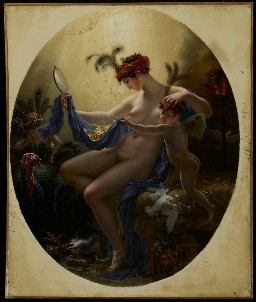 Anne-Louis Girodet de Roussy-Trioson - Portret Mlle autorstwa Anne Louis Girodet de Roussy Trioson