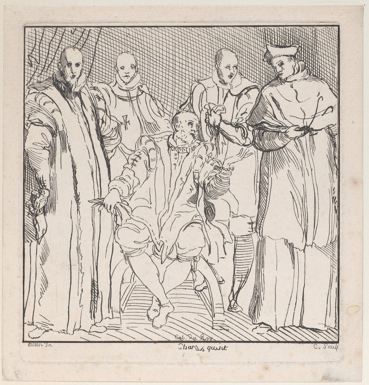 Karol V, XVIII wiek. autorstwa Anne Claude Philippe de Caylus