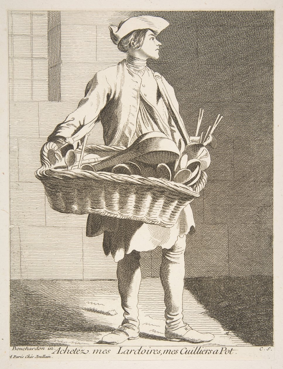 Handlarz naczyniami, 1746. autorstwa Anne Claude Philippe de Caylus