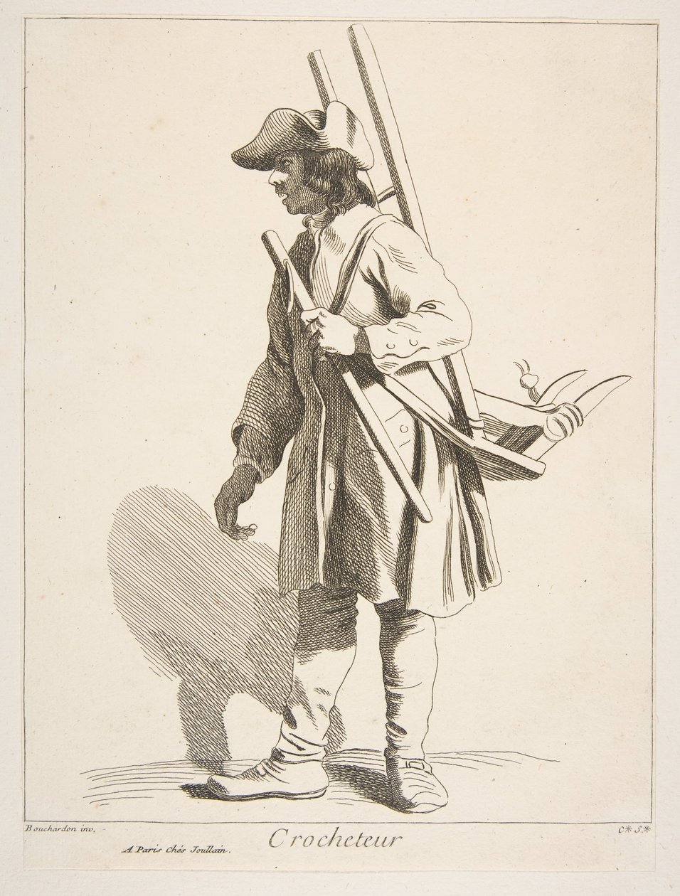 Handlarz sprzętem, 1746. autorstwa Anne Claude Philippe de Caylus