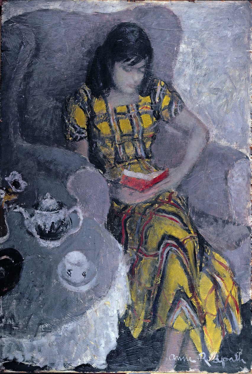 Eileen (olej na panelu) autorstwa Anne Redpath