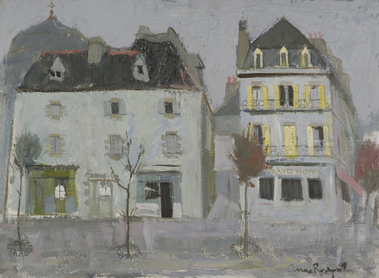 Domy, Concarneau autorstwa Anne Redpath