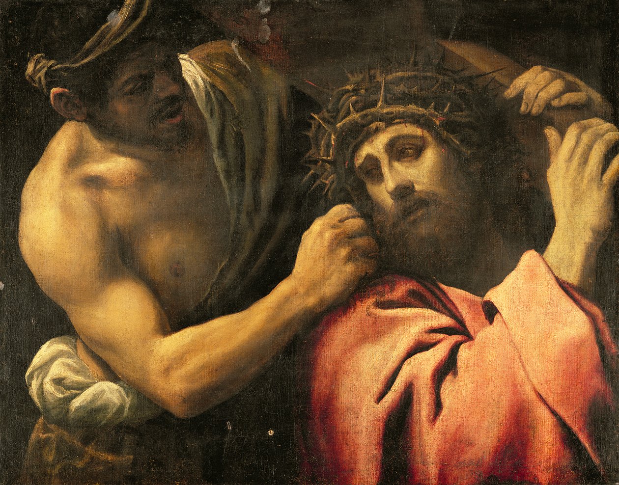 Chrystus dźwigający krzyż autorstwa Annibale Carracci