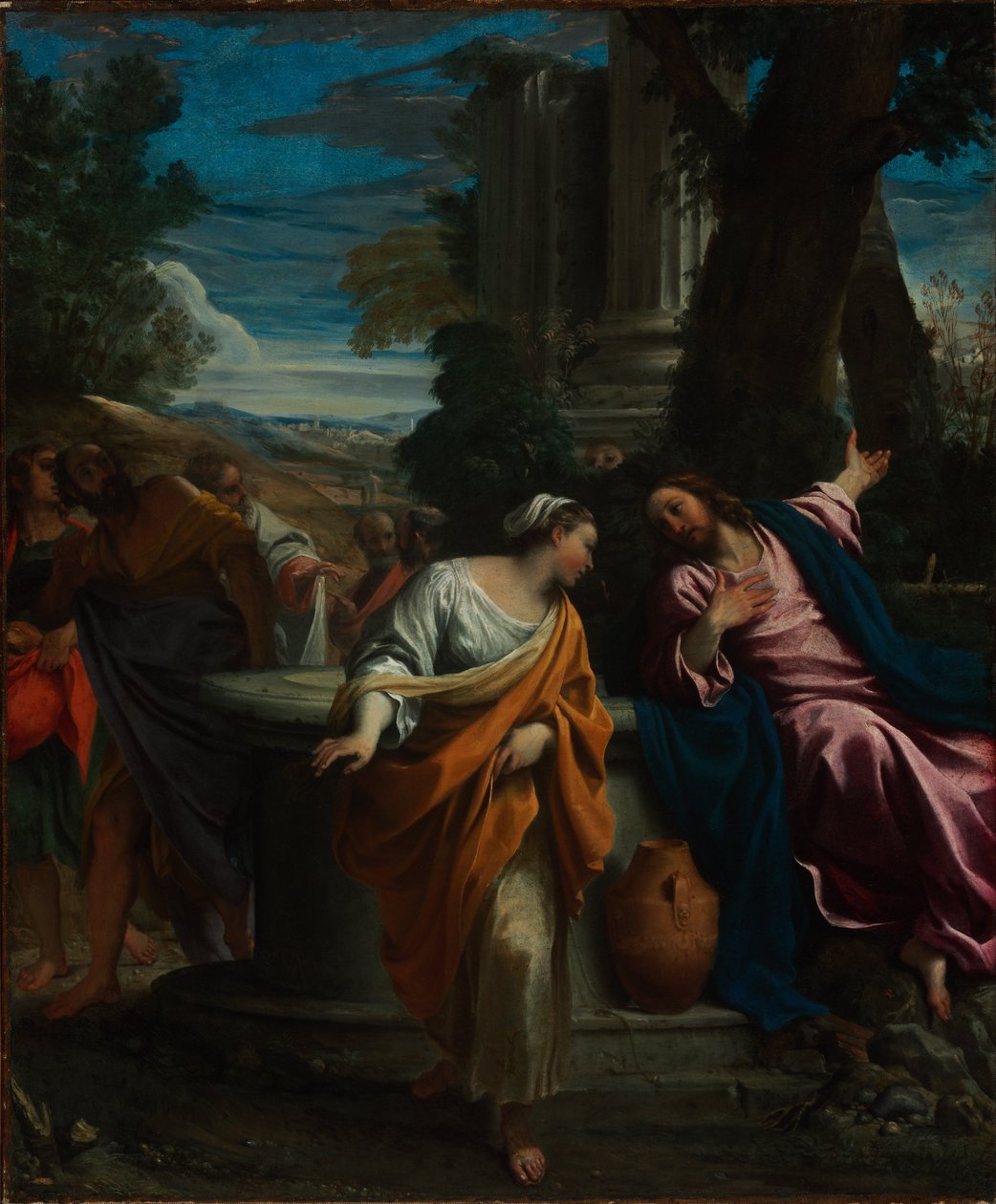 Chrystus i Samarytanka autorstwa Annibale Carracci