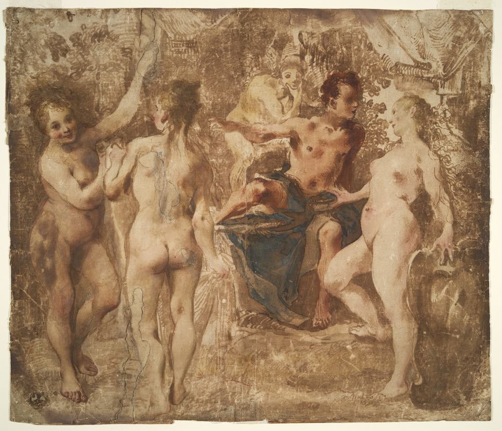 Wyrok Paryża autorstwa Annibale Carracci
