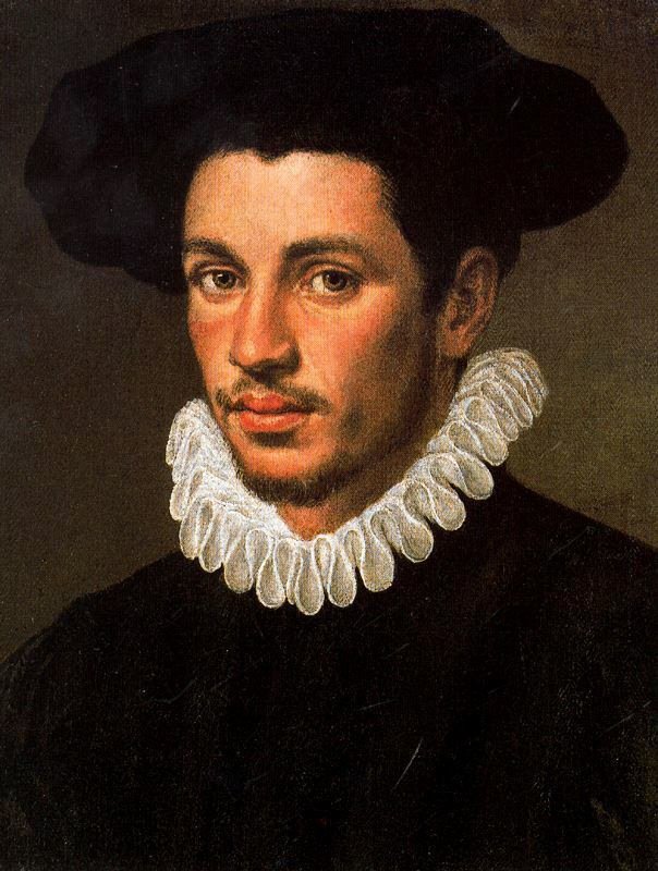 Portret młodego mężczyzny autorstwa Annibale Carracci