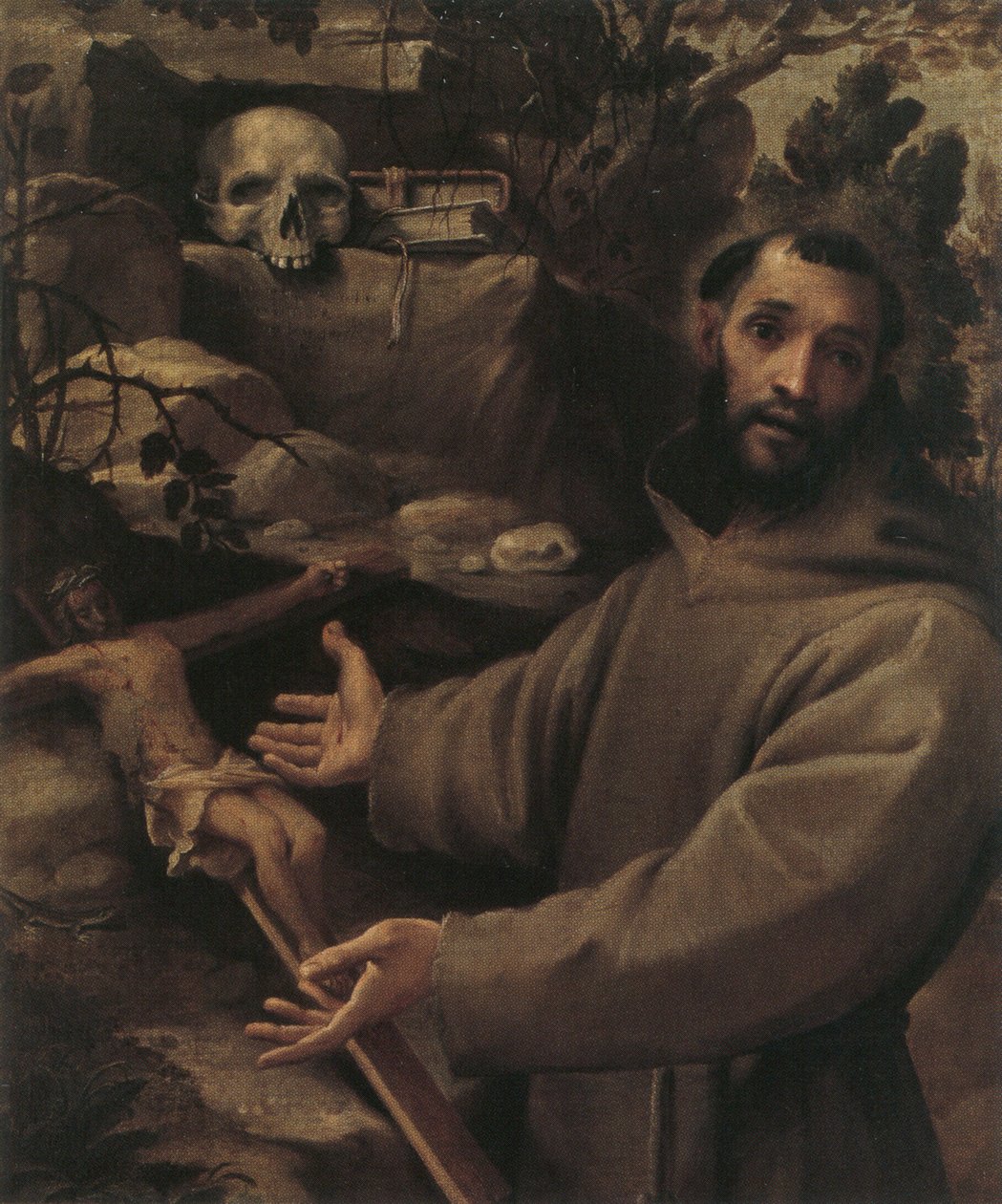 Święty Franciszek autorstwa Annibale Carracci