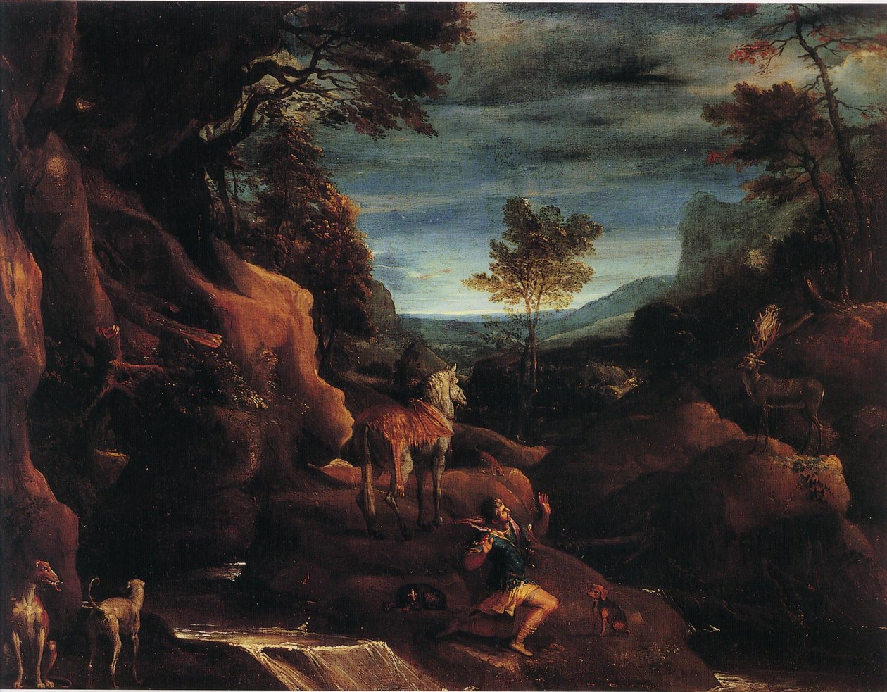 Wizja św. Eustachego autorstwa Annibale Carracci