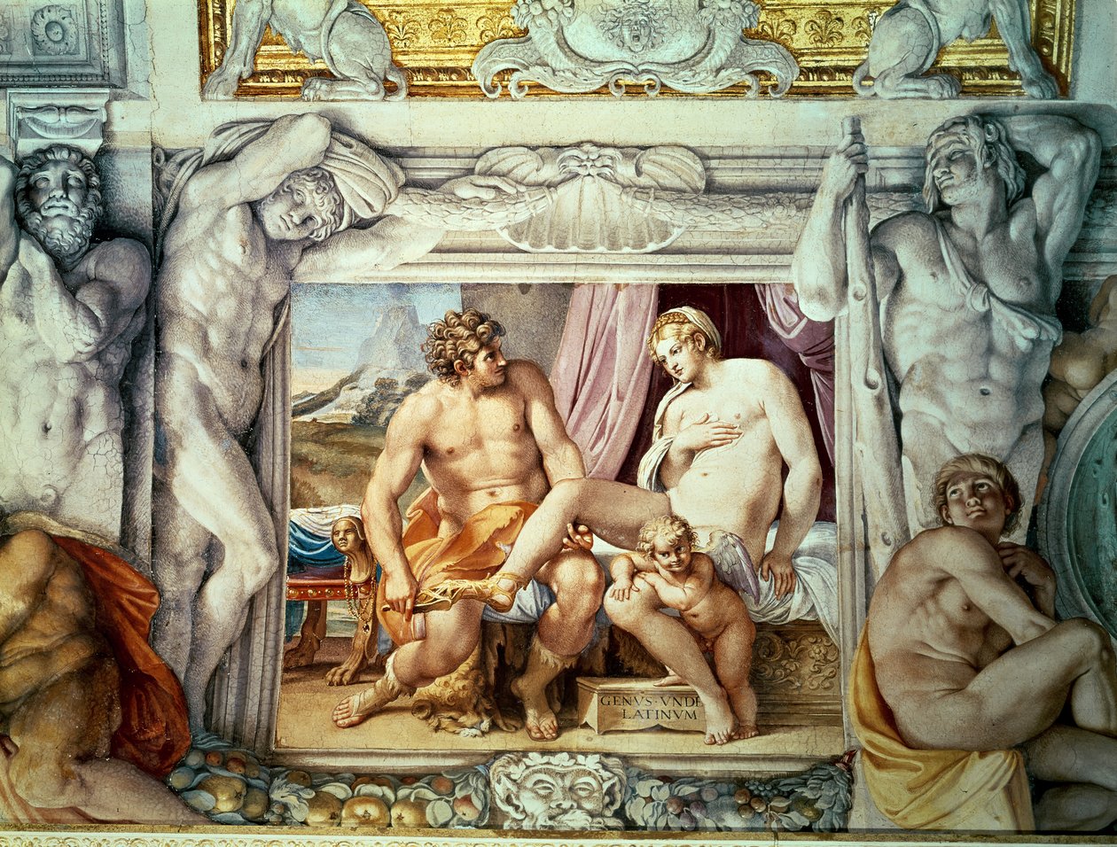 Wenus i Anchises autorstwa Annibale Carracci