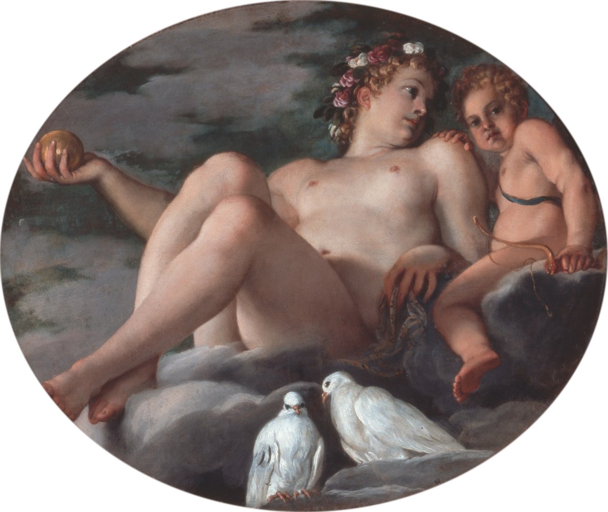 Wenus i kupidyn autorstwa Annibale Carracci